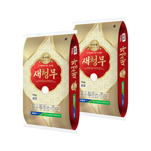 [한정수량 특가] 순천농협 새청무쌀 10kg + 10kg(총 20kg)