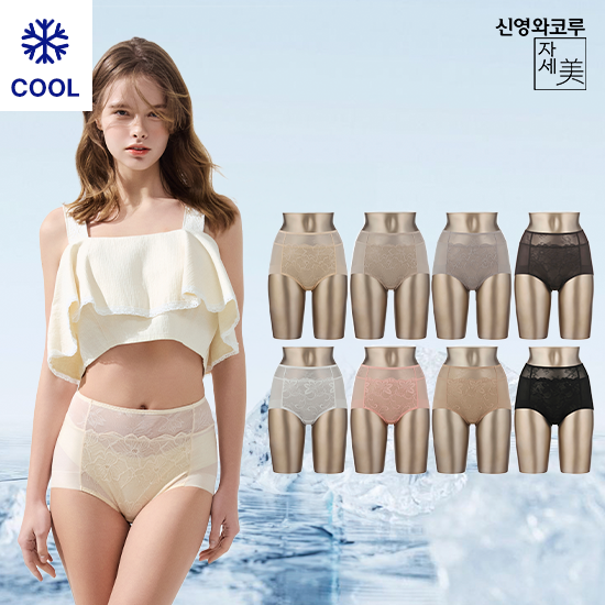 26신상 자세美 맥시 라이크라 보정 팬티 패키지