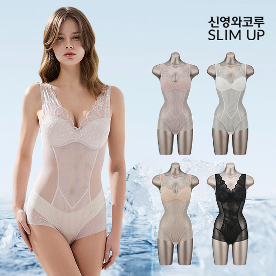 26썸머 최신상 라이크라 시스루 올인원 바디수트 4종