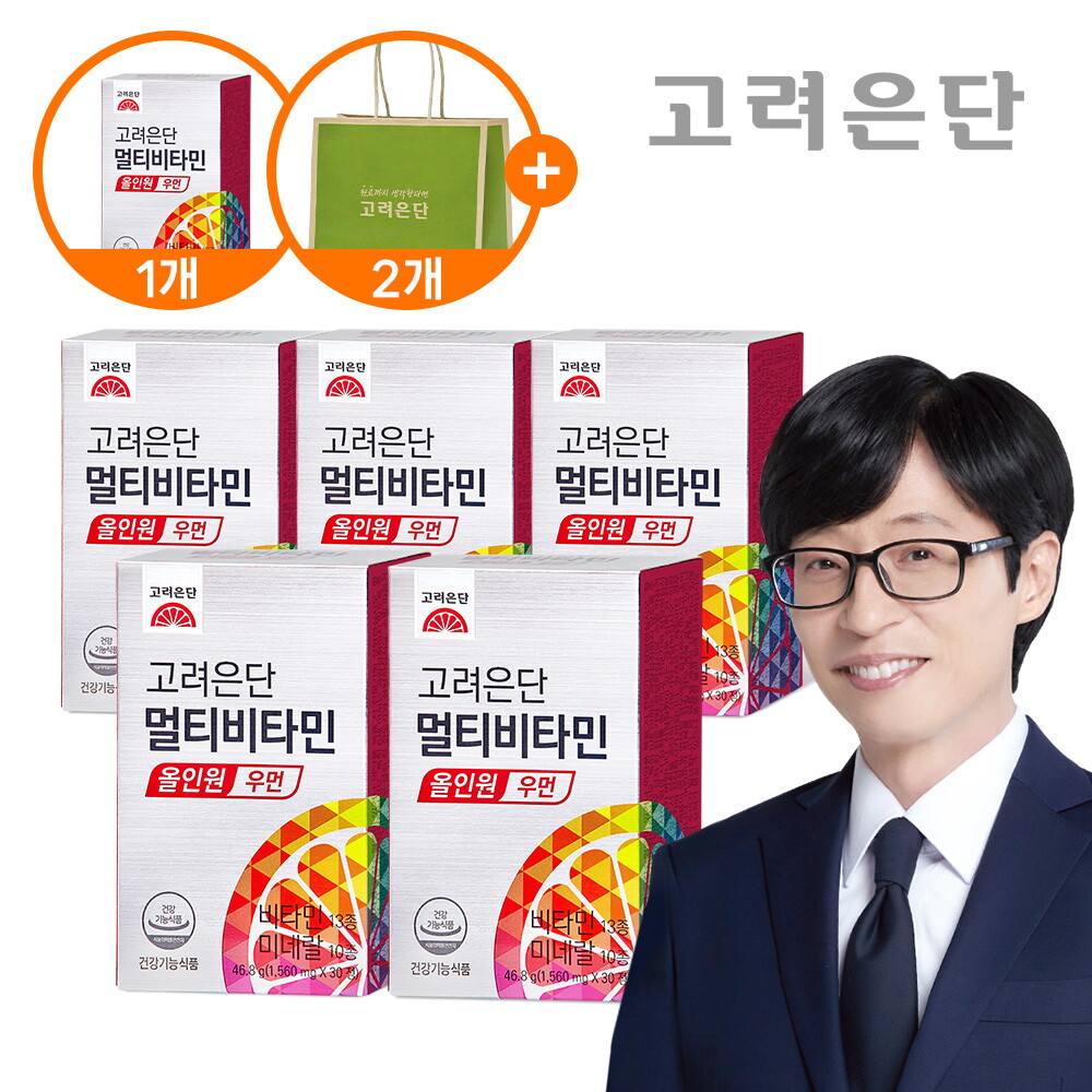 ●[5+1박스] 멀티비타민 올인원 우먼 (1,560mg*30정*6Box)