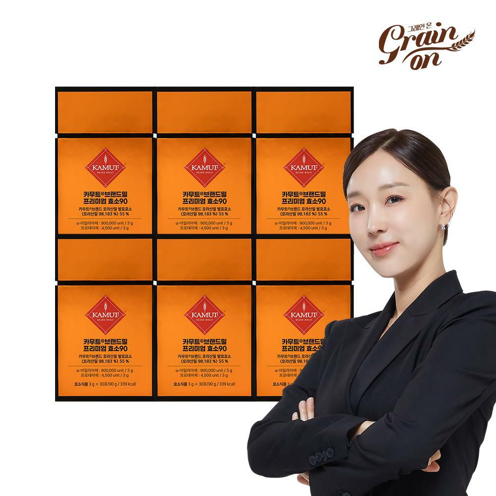 [M 6개월] 카무트 프리미엄 효소 90 (3g*30포)*6박스