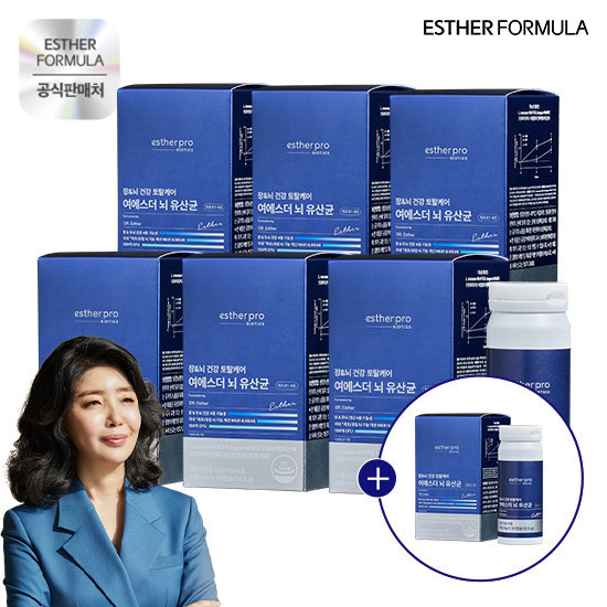 여에스더 프로 뇌유산균 6박스+1박스 더