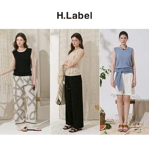 [앱10%할인][H.LABEL] LINOIR 26SS 프렌치 린넨 블렌디드 니트탑 3종