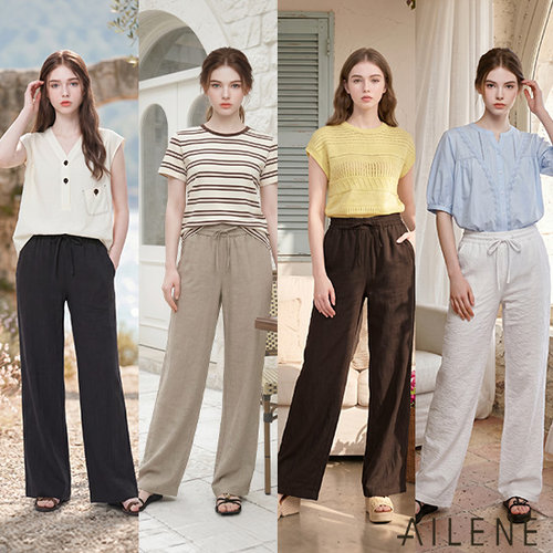 (방송에서만10%앱할인)[엘렌느] 26SS 썸머 릴렉스 링클프리 쿨 팬츠 4종