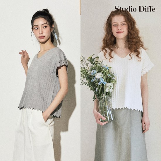 스튜디오디페 26SS 레이스 니트 3종[런칭 가격 79,900원]