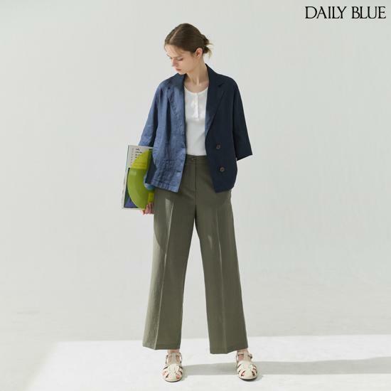 [롯데카드5%할인]26SS 최신상! 데일리블루 린넨 블랜디드 팬츠 3종 4