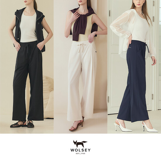 [26SS최신상][Wolsey] 울시 여성 썸머 쿨냉감 밴딩팬츠 3종