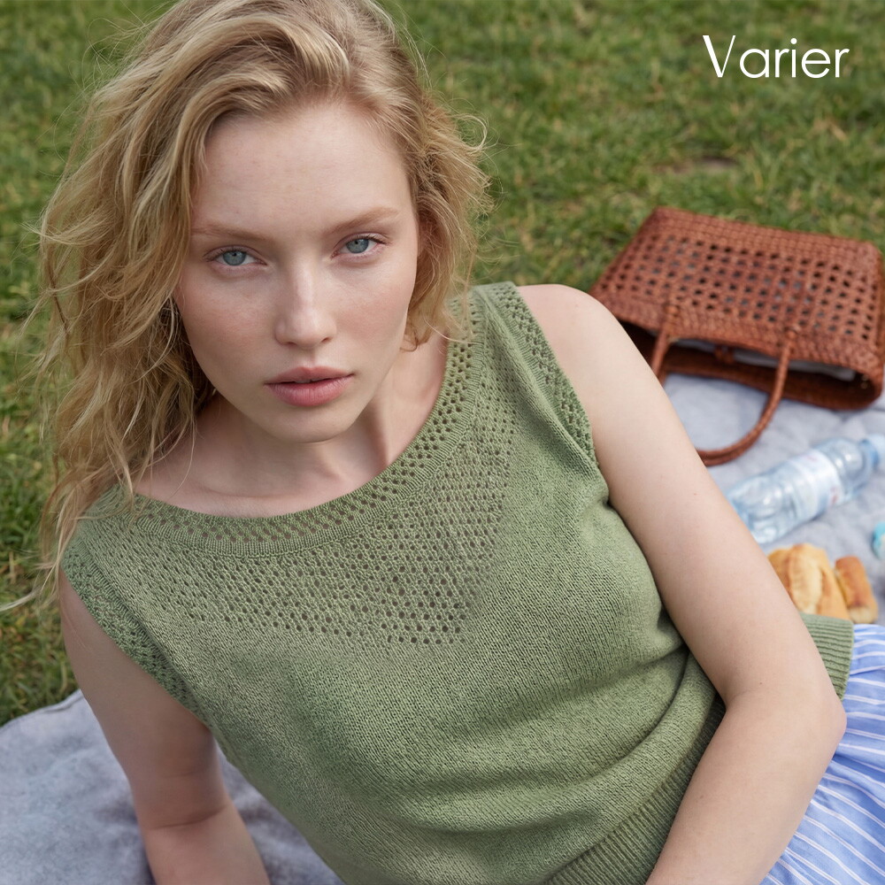[런칭가:79,900원]□26SS 레니 프렌치린넨 블렌드 크로셰 슬리브리스 3종 3