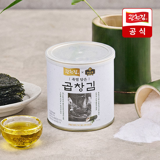 인산가 X 광천김 죽염담은 곱창 캔김 30g * 16캔 프리미엄 골드라벨