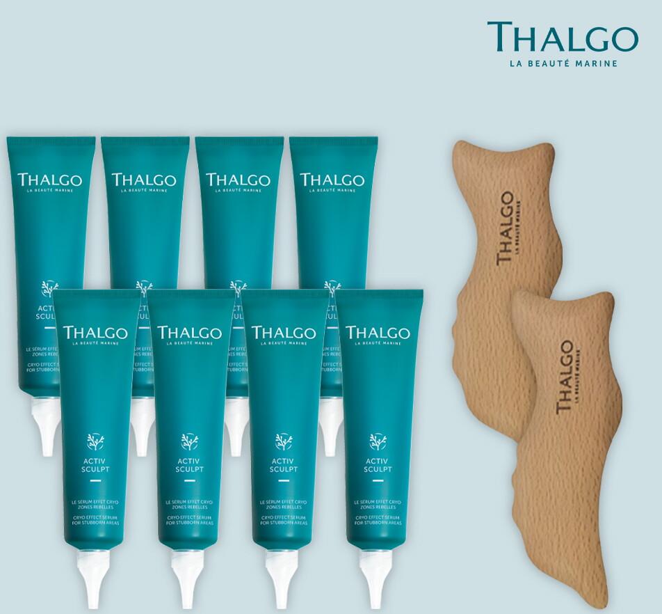 [올해단한번패키지] 딸고 크라이오 바디슬리밍 150ml 8통 + 바디 전용 괄사 2개