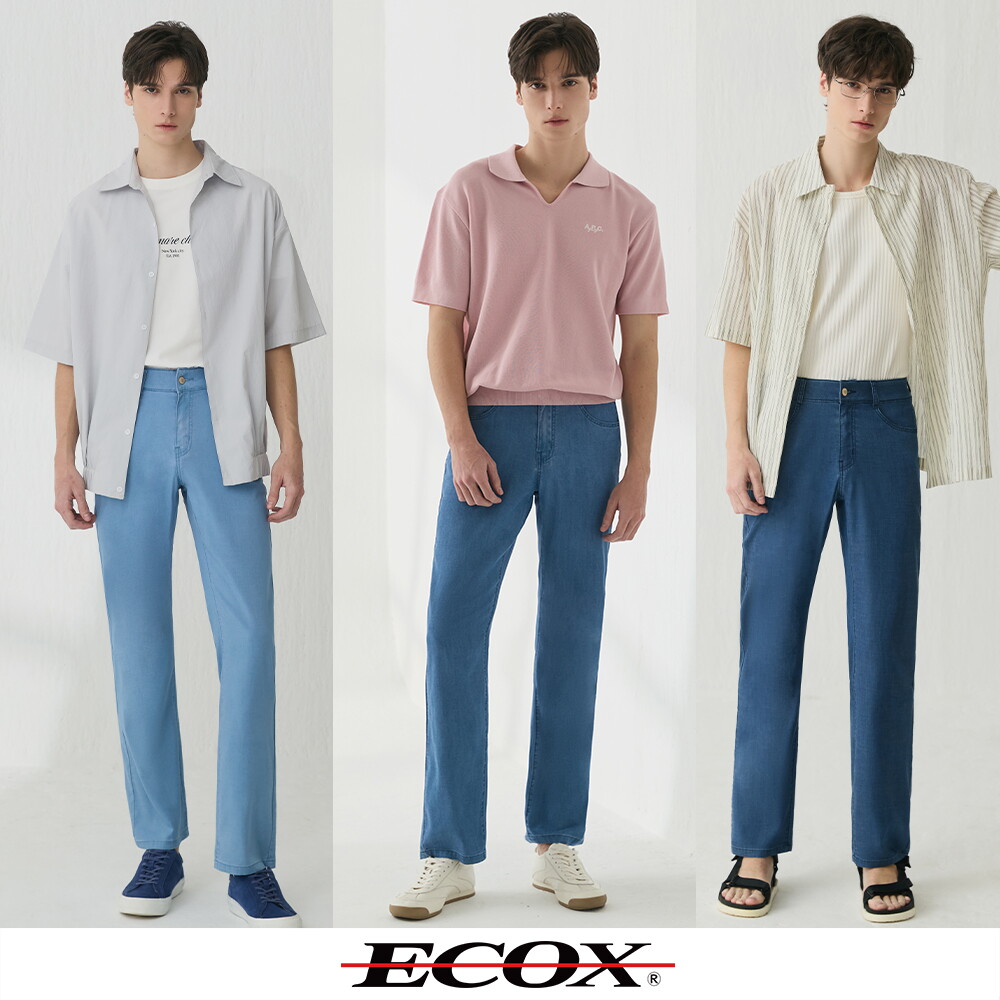 O ECOX 에콕스 26SS 남성 썸머 리오셀 블렌디드 데님팬츠 3종