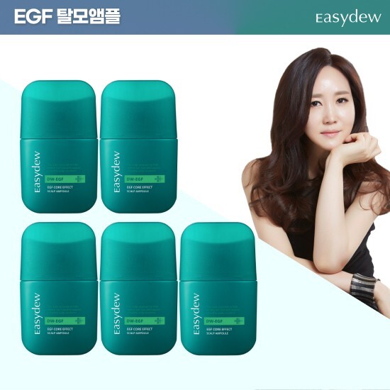 [전국민 새싹패키지]★최고가EGF★ 이지듀 EGF  탈모 앰플  80ml*5통