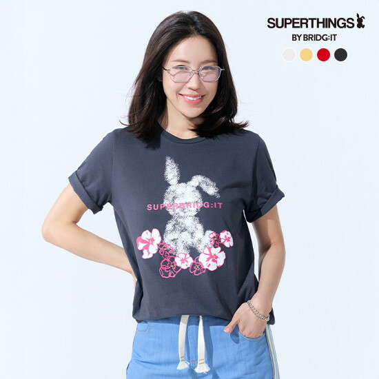 ○[바이브리짓X슈퍼띵스] 26SS 썸머 그래픽 티셔츠 4종  3
