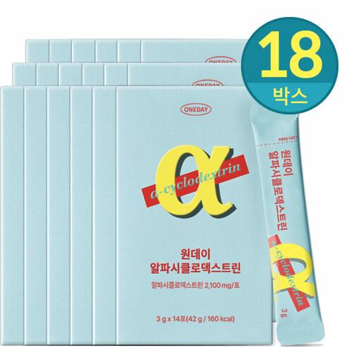 (30%세일) 데이즈온 원데이 알파CD 알파시클로덱스트린 파인애플맛 18박스