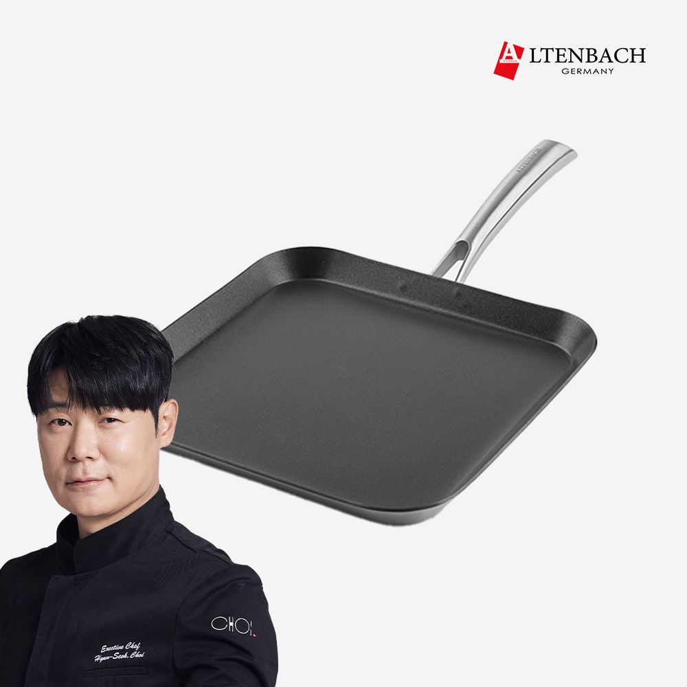 [CJ특별가] 디펜더스S 사각 크레페팬 인덕션 팬케이크 토스트 후라이팬