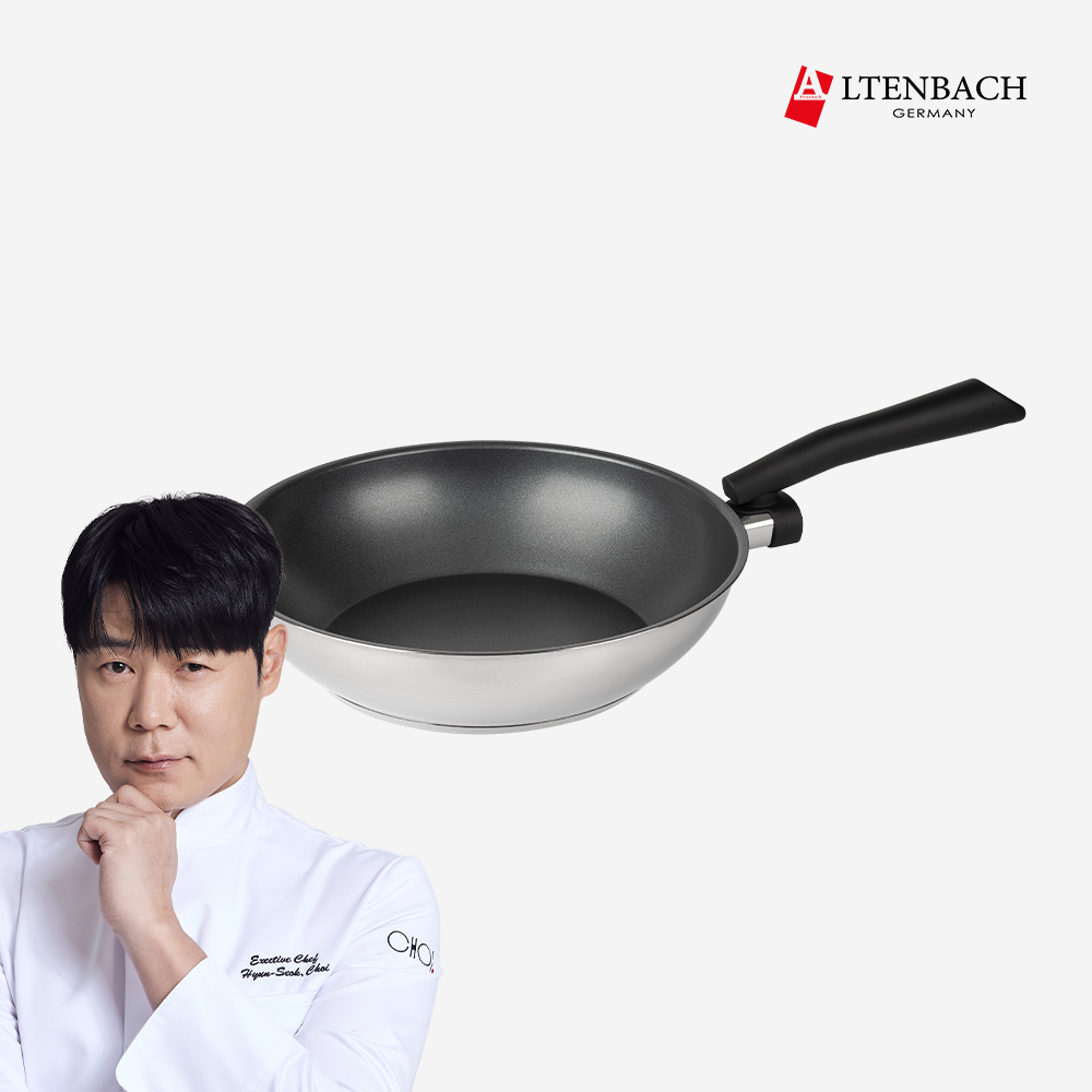 [CJ특별가] 디펜더스 프라이팬(28웍) 인덕션 스텐 후라이팬 28웍 단품