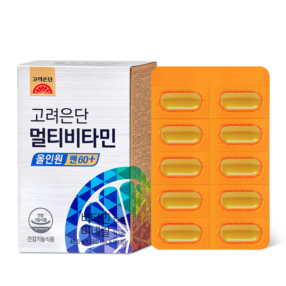 [선택3]멀티비타민 올인원 맨 플러스 30정 6박스+쇼핑백 2장 2