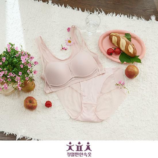 [삼성카드5%할인]정말편한속옷 인견브라팬티 4세트 3