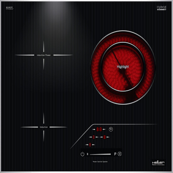헬러 시그니처 블랙 하이브리드 전기레인지 EH-3120S 2