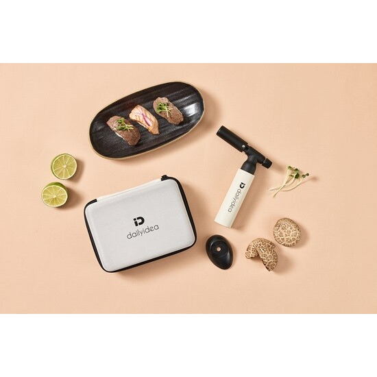 ○반값SALE/더블○셰프터치 가정용 요리용 토치 2개 + 보관가방 2개+ 충전 어답터(3종)*2set 2