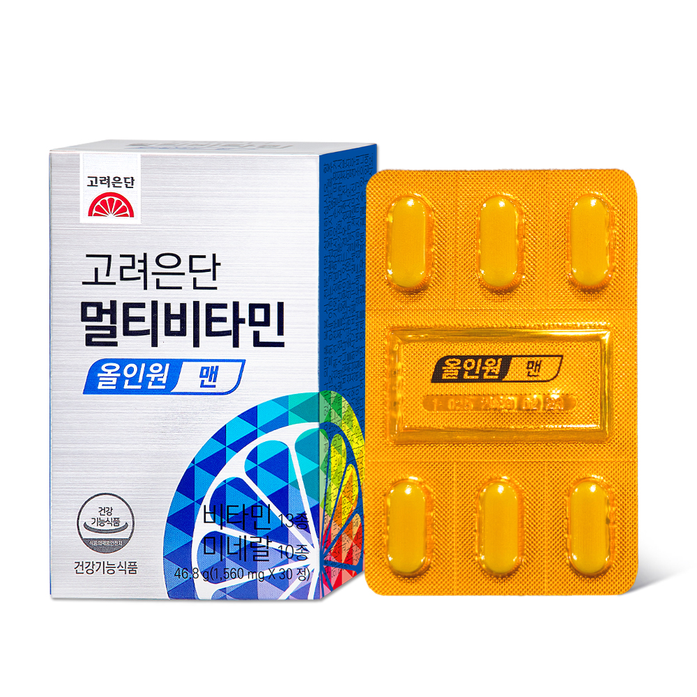 멀티비타민 올인원 맨 30정 1박스 2