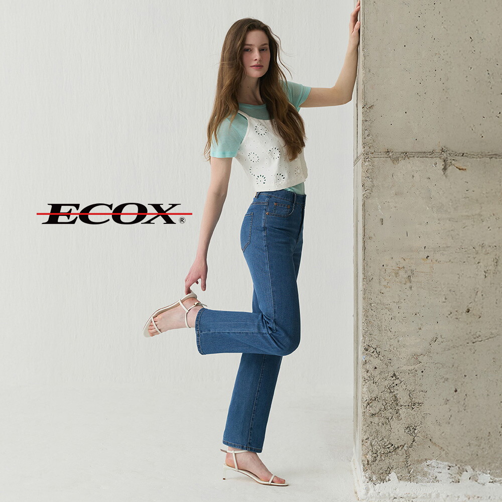 O ECOX 에콕스 26SS 여성 썸머 라이크라® 스판 데님팬츠 3종 4