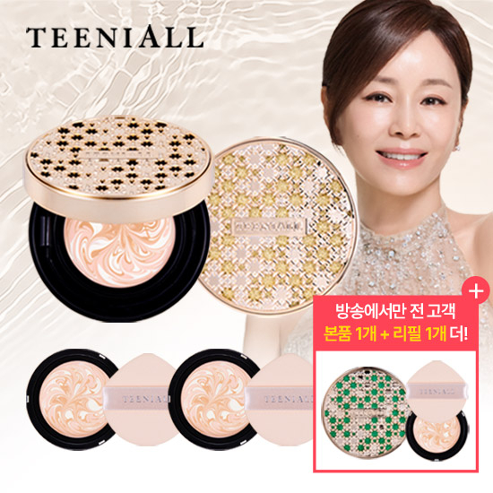 [최신상] 티니올 크리스탈 크리미 팩트 본품 3개 + 리필 3개