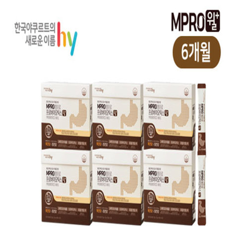 [50%세일] 한국야쿠르트 hy 엠프로 프로바이오틱스 윌+ 6박스 (6개월분)