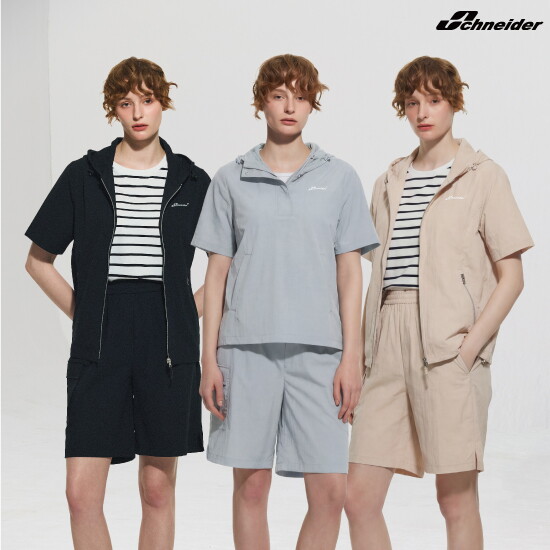 O  슈나이더 26SS 여성 여름 쿨 멀티 셋업 3종(액티브자켓+시티자켓+반바지)(S606W)
