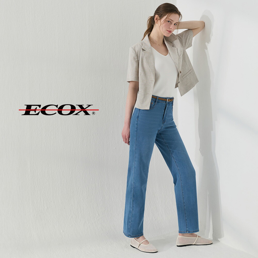 O ECOX 에콕스 26SS 여성 썸머 라이크라® 스판 데님팬츠 3종 3