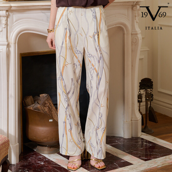 V19.69 ITALIA Classico 26SS 마테라 와이드 팬츠 3