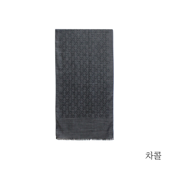 구찌 시그니쳐 울실크 투톤 숄(165904) 3