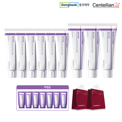 [센텔리안24] [한정패키지]동국제약 마데카 크림 타이트리프팅 70ml 3개 + 50ml 6개 + (체험분)1ml 7개 + 종이팩 2개