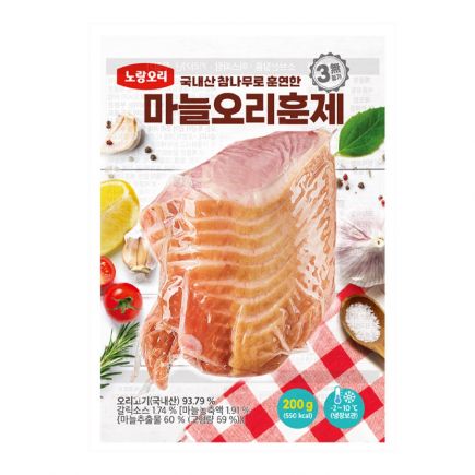 노랑오리 마늘오리훈제 200g*10팩(총 2kg) 3