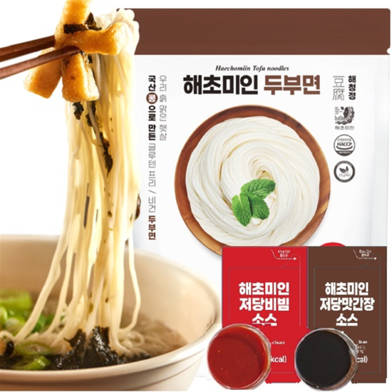 해초미인 두부면세트 21인분 + 저당소스 21인분