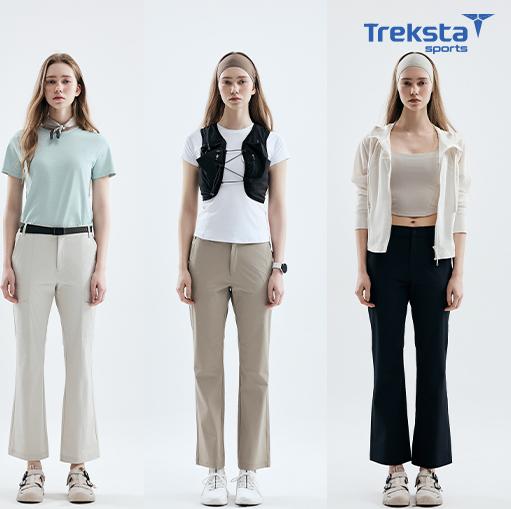 [Treksta]스포츠 26SS 여성 올테크 냉감 팬츠 3종 + 벨트 세트