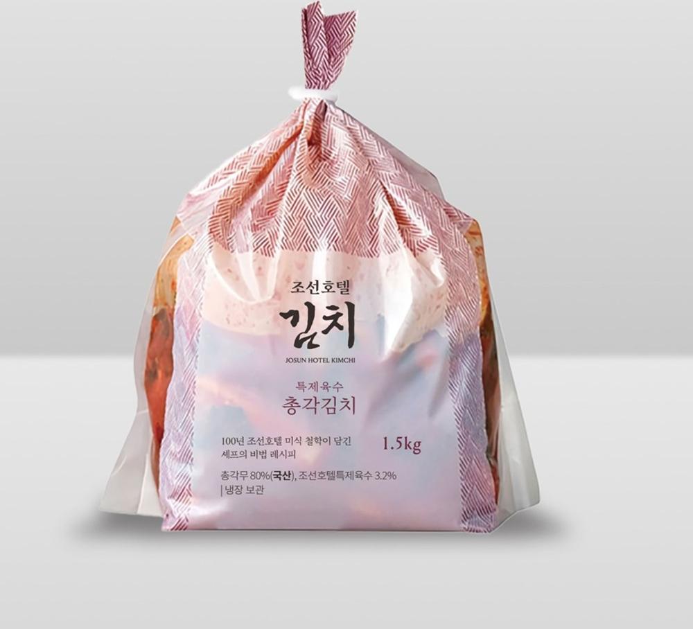 조선호텔 특제육수 총각김치 1.5kg x 2팩/ 총3kg