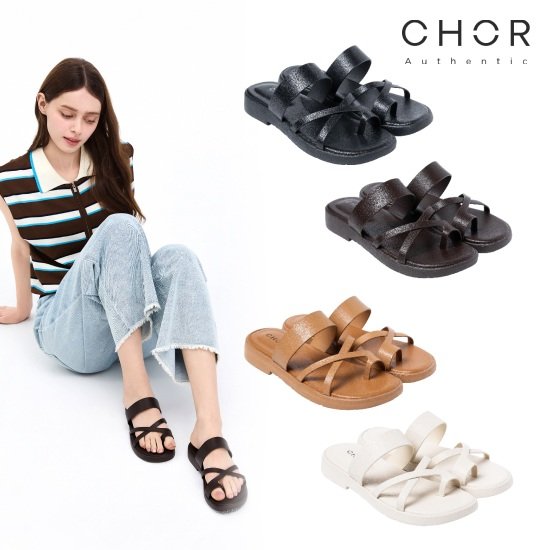 코어 어센틱 26S/S 천연소가죽 스트랩 샌들