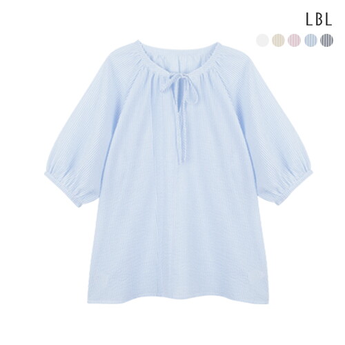 ○(런칭가 69,900원) SUMMER 시어서커 셔링 블라우스 3종