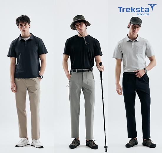 [Treksta]스포츠 26SS 남성 쿨모션 냉감 팬츠 3종 + 벨트 세트