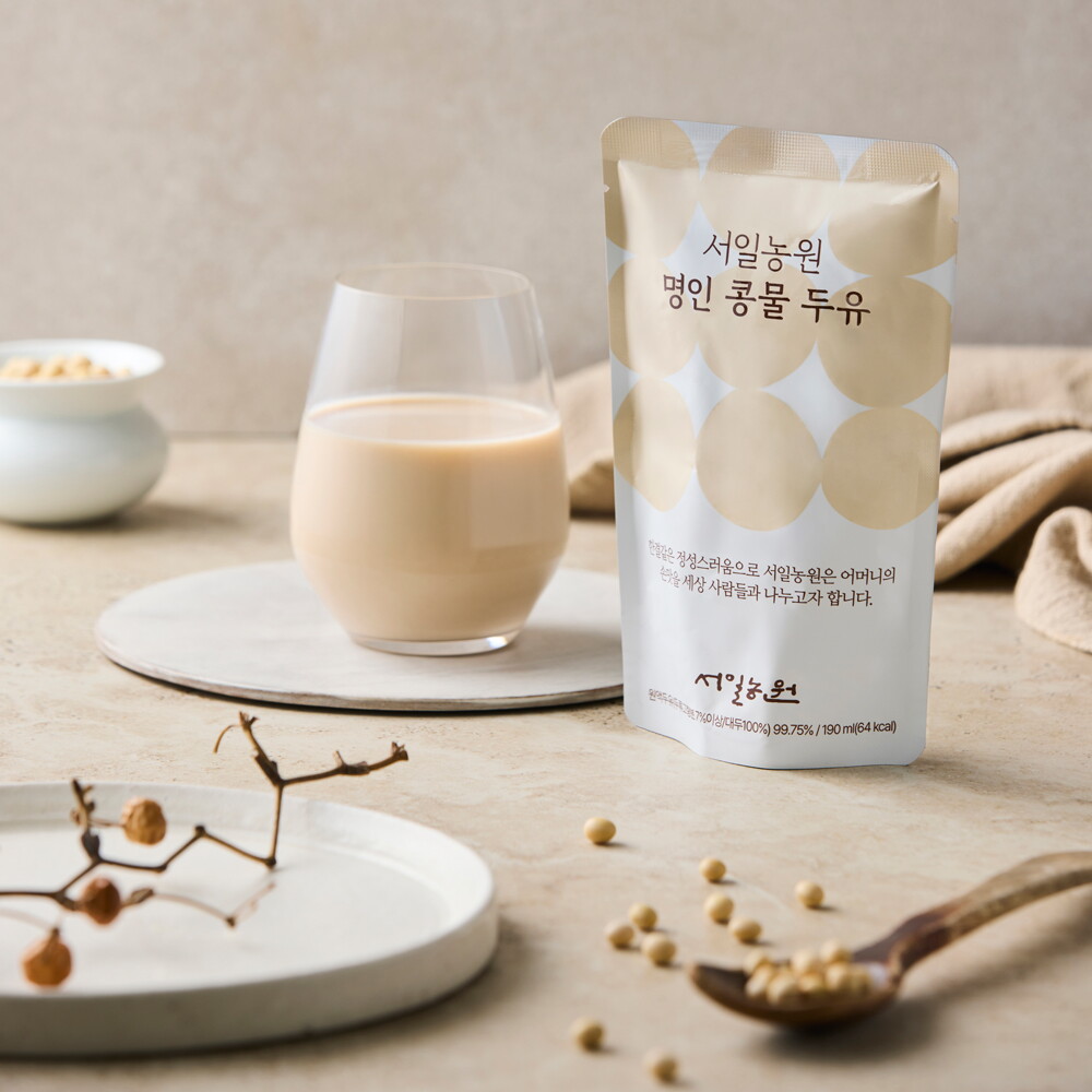 [서일농원] 서분례 명인 콩물 두유 190ml x 60팩 3