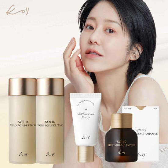  코이 마이크로 파우더워시 2개+화이트앰플중용량1개+코이크림중용량1개