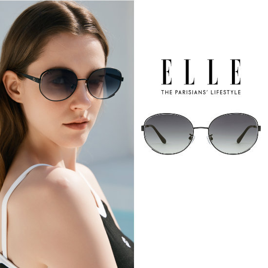엘르 ELLE 티타늄 오픈 선글라스 EL3005 3