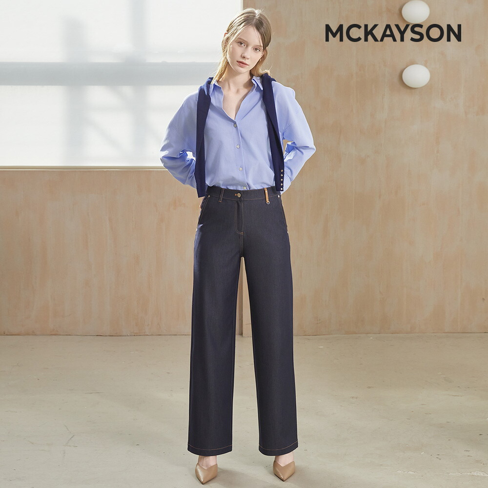 ○ 맥케이슨 26SS 여성 데님라이크 팬츠 2종 3