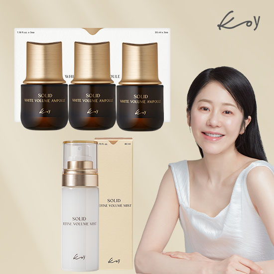 [코이] 단백질 화이트 크림 앰플 3개 SET + 리파인 볼륨 미스트 1개