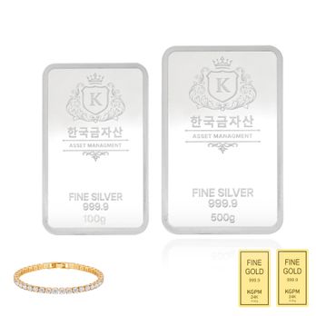 (방송에서만) [한국금자산관리] KGAM 실버바 99.99% 500g+추가