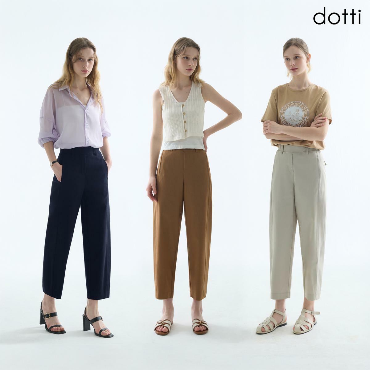 [삼성카드5%할인][26SS최신상] 도티 썸머 배럴 9부 팬츠 여성3종(D6R9W)
