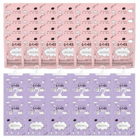 [습기제로]NEW 200g 대용량 제습제 40개(스탠드형*28개+옷걸이형*12개)