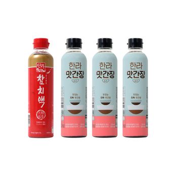 한라 맛간장세트(맛간장 500mlX3병+참치액 500mlX1병)