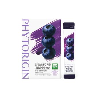 PHYTORIGIN 유기농 NFC 착즙 야생빌베리 100 1박스